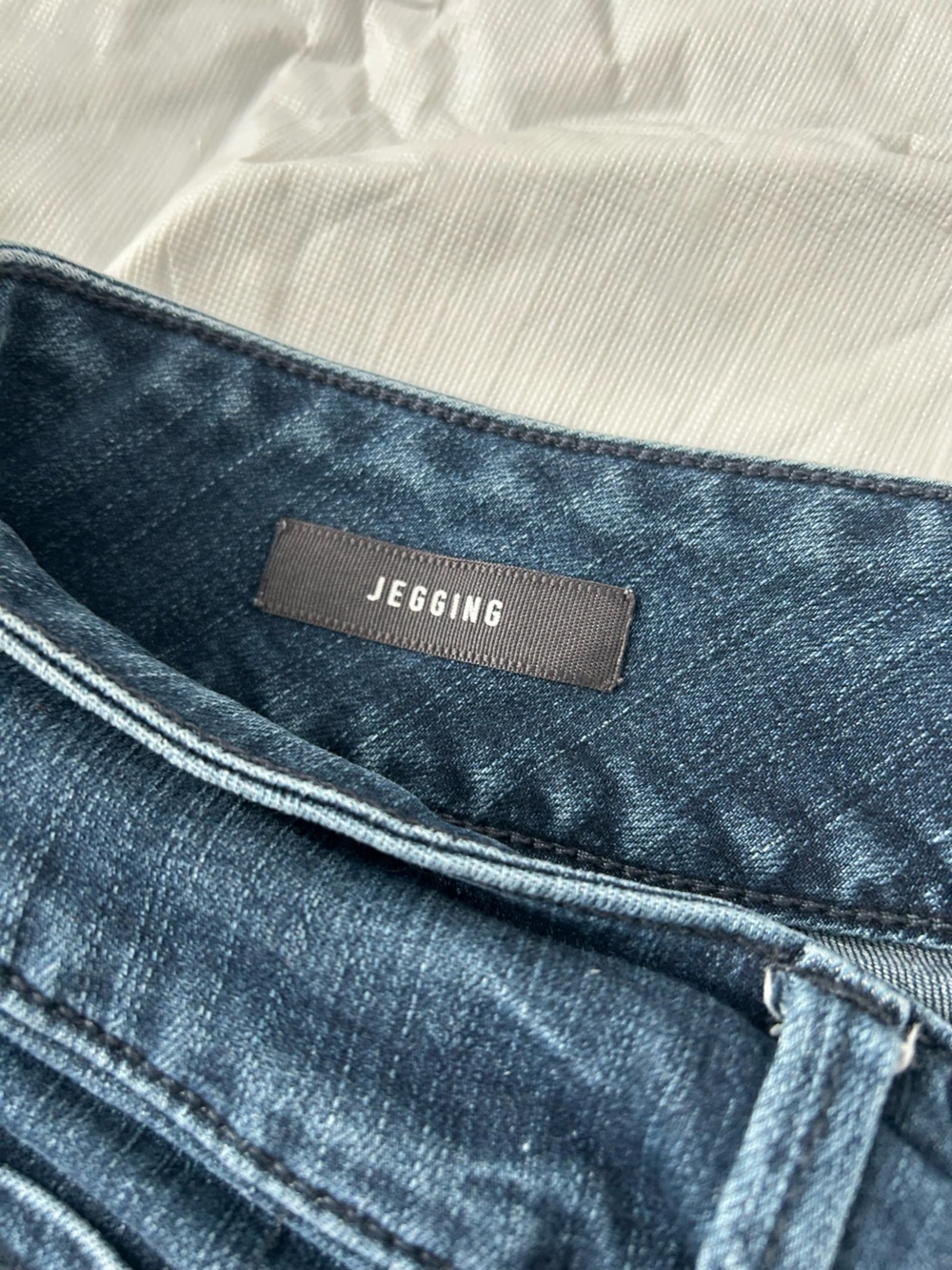torrid Dark Blue Stretch Denim Bermuda Shorts - Picture 5 of 6